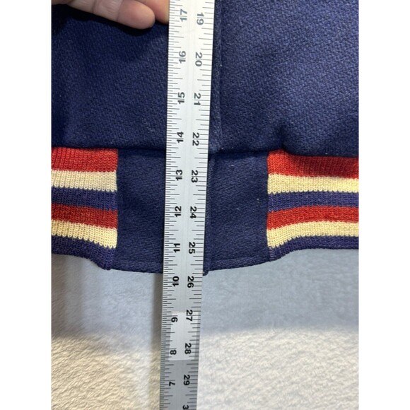 Vintage Varsity Cheerleader Butwin Blue‎ Red White Jacket "Bullpups" Sz Large(?) - Picture 6 of 10